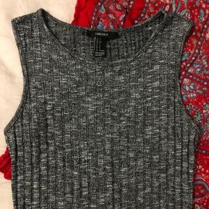 Dark heather body con dress, S